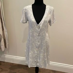 NWOT RVCA Pale Blue Dress
